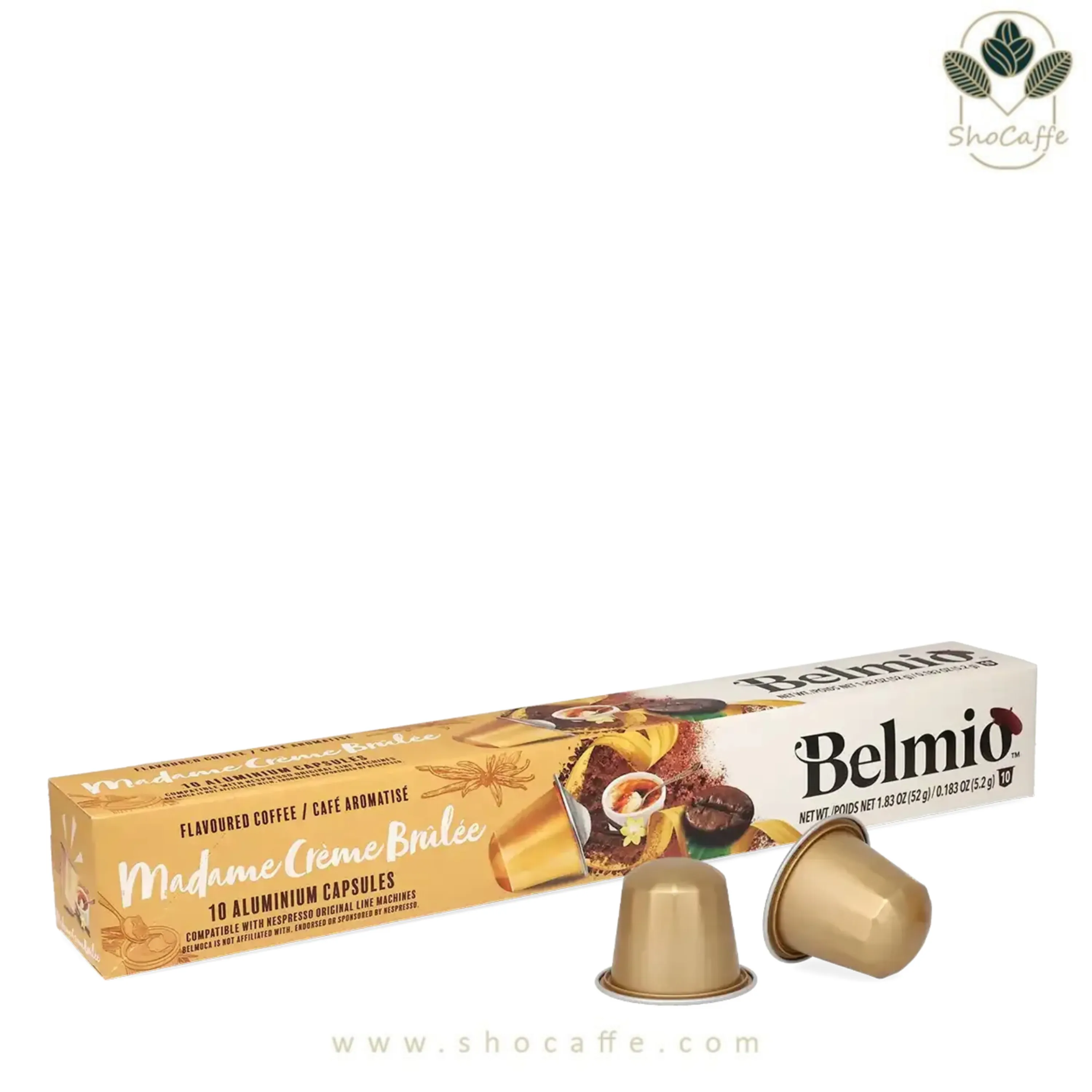 کپسول قهوه نسپرسو بلمیو با طعم کرم بروله Belmio Créme Brulée کپسول قهوه نسپرسو بلمیو با طعم کرم بروله Belmio Créme Brulée